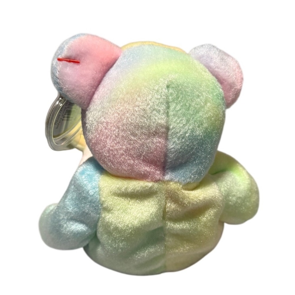 Ty Beanie Babies B.B. Bear Pastel Tie Dye Birthday Plush 1999 Vintage Tagged‎ - Picture 5 of 5